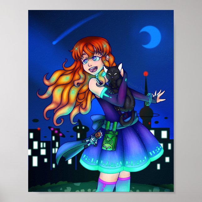 Poster Galaxy's Cutest Girl (Frente)