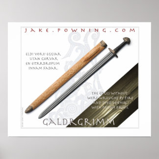 Pôster Galdrgrimm por Jake Powning