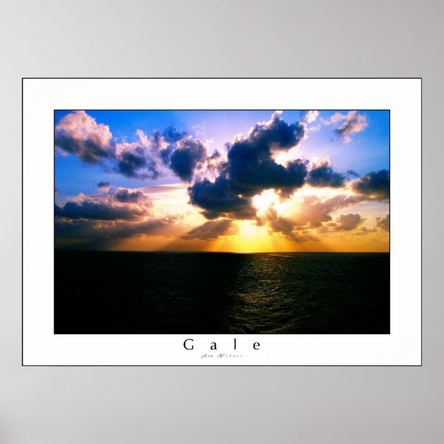 Pôster Gale (Frente)