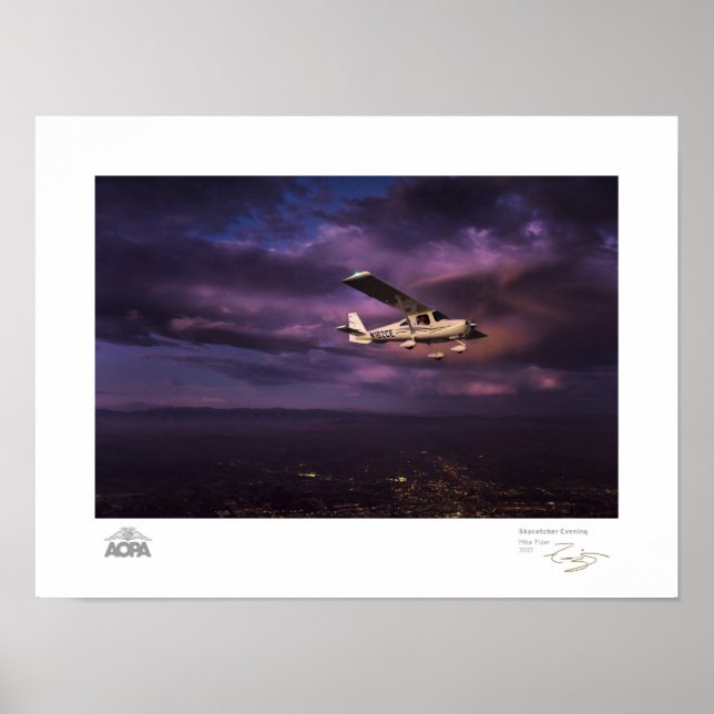 Poster Galeria da Noite do Skycatcher (Frente)