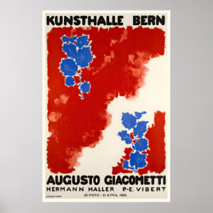 Poster Galeria de Arte Bern Exposição Giovanni Giacometti