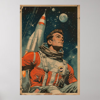 Poster Galeria de Astronautas de Arte Astronauta