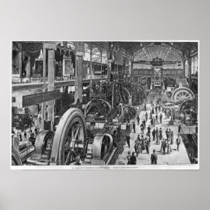 Pôster Galeria Francesa de Máquinas Elétricas