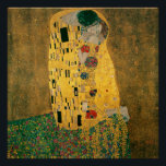 Pôster Galeria Gustav Klimt The Kiss (Amantes)HD Vintage<br><div class="desc">Gustav Klimt. Beijo (Amantes). c. 1908. Folha de óleo e ouro na canvas. Pintura original de obras de arte plásticas por um famoso artista austríaco Art Nouveau Gustav Klimt.</div>