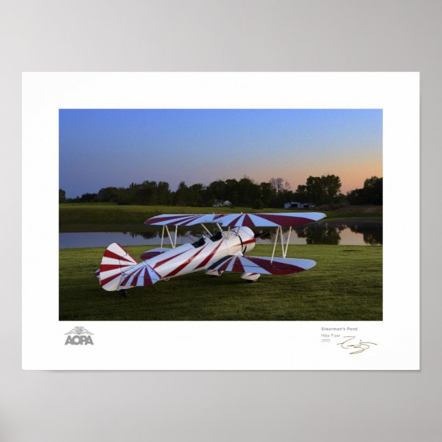 Pôster Galeria Pond de Stearman (Frente)