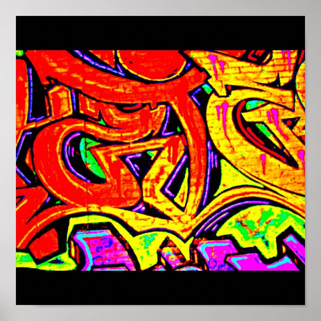 Pôster Galeria poster-Abstrato/Grafite Diversos 4 (Frente)