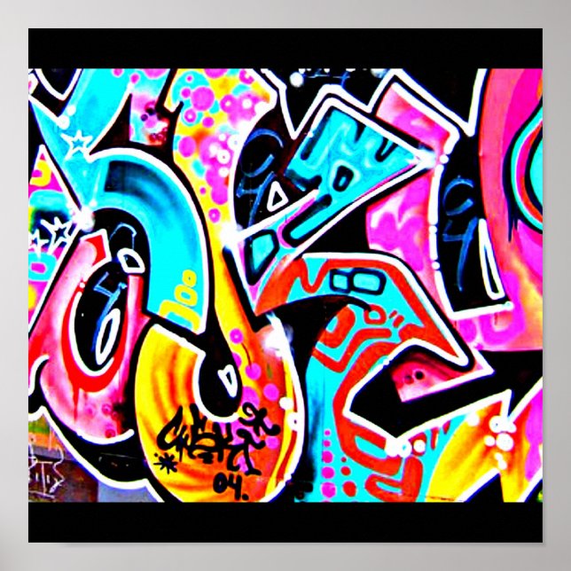 Pôster Galeria poster-Abstrato/Grafite Diversos 7 (Frente)