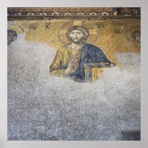 Poster Galeria Superior Deesis Mosiac Hagia Sophia