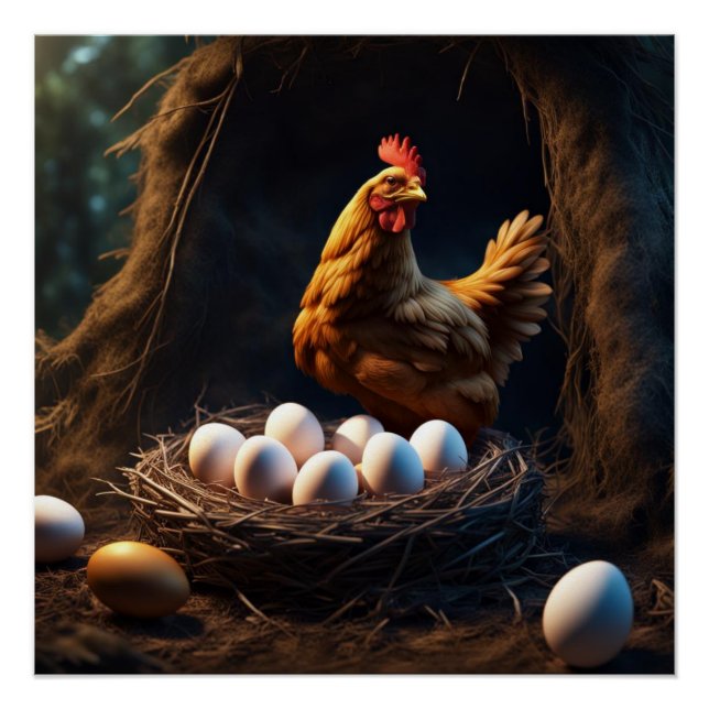 Pôster Galinha (Frente)