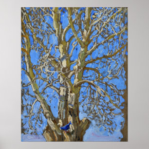 Poster Gallen-Kallela - Crack Willow E Blue Bird