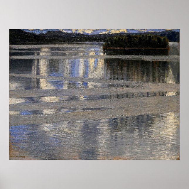 Poster Gallen-Kallela - Lago Keitele 1905 (Frente)