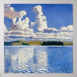Poster Gallen-Kallela - Torres Nuvens 1904