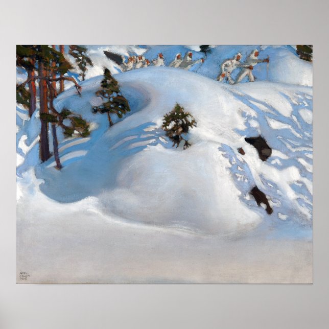 Poster Gallen-Kallela - Visão de fevereiro de 1905 (Frente)