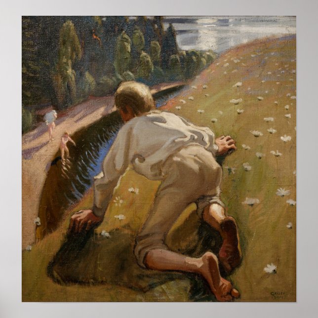 Poster Gallen-Kallela - Young Faun (Frente)