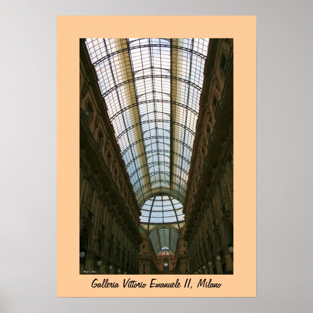 Pôster Galleria Vittorio Emanuele II (Frente)
