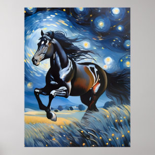 Poster Galloping Horse