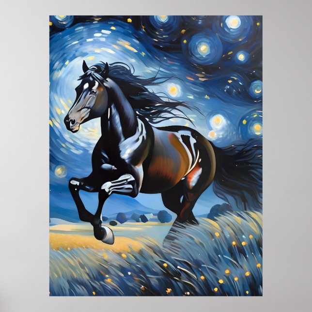 Poster Galloping Horse (Frente)
