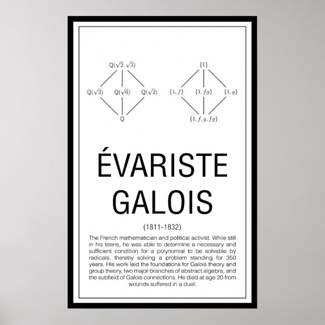 Poster Galois (Frente)