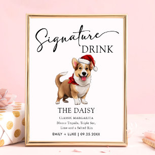 Poster Galsh Corgi - Signature Drink Signature
