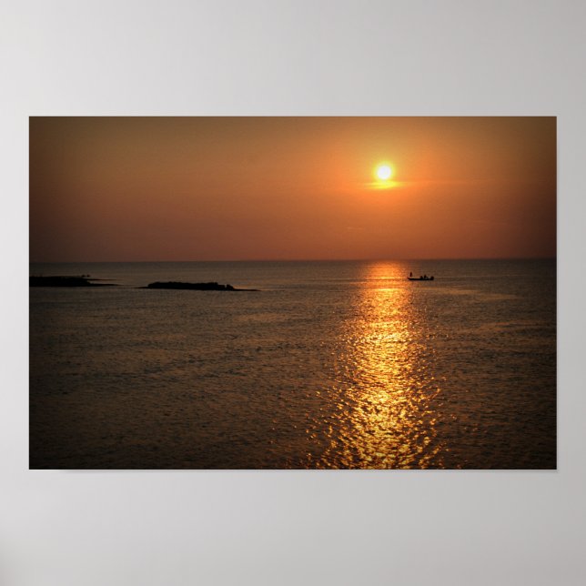 Poster Galveston Bay Texas (Frente)