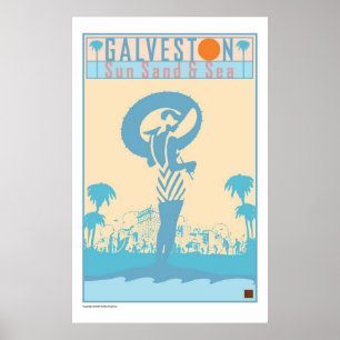 Poster Galveston-Impressão