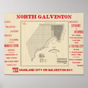Pôster Galveston norte