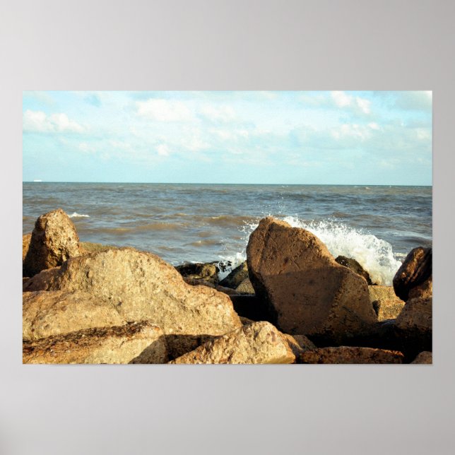 Poster Galveston Seawall (Frente)