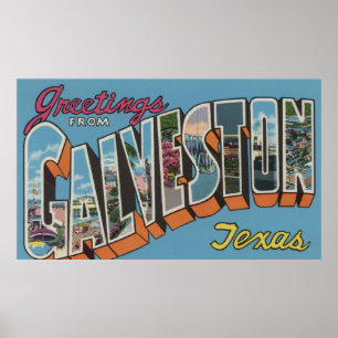 Pôster Galveston, Texas - grandes cenas da letra