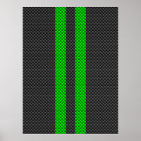 Gamas de Estilo de Fibra de Carbono Verde