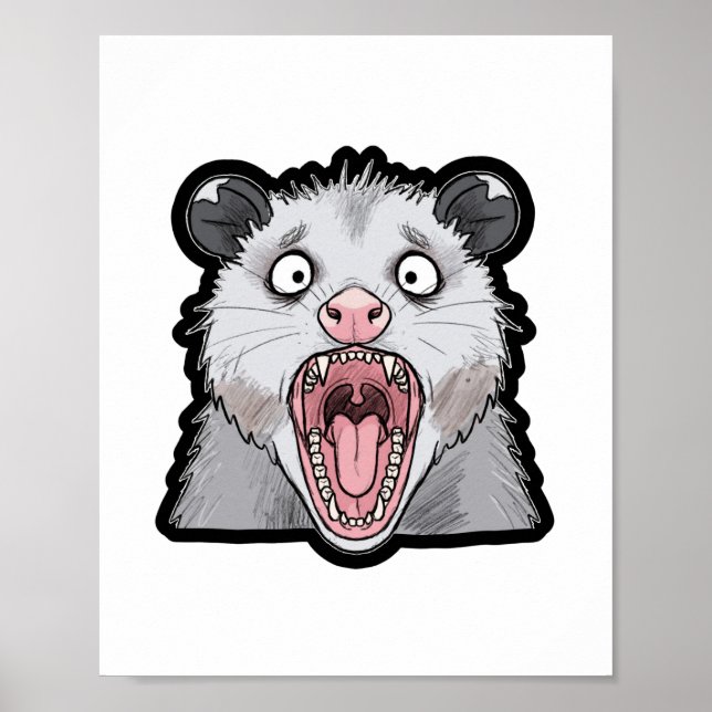 Poster Gambá Gritando (Frente)