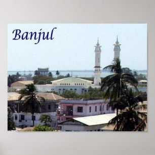 Poster Gâmbia - Banjul -
