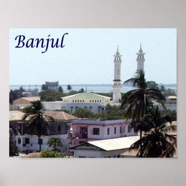 Poster Gâmbia - Banjul - (Frente)