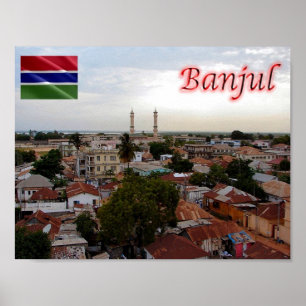Poster Gâmbia - Banjul -