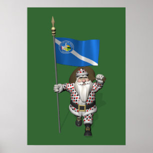 Poster Gambler Papai Noel Com Alferes De Las Vegas