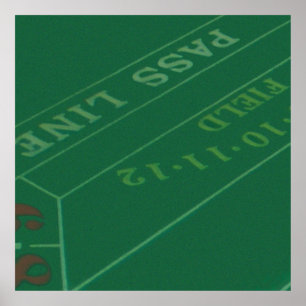 Poster Gamblers - Mesa de papel de moldagem de Design