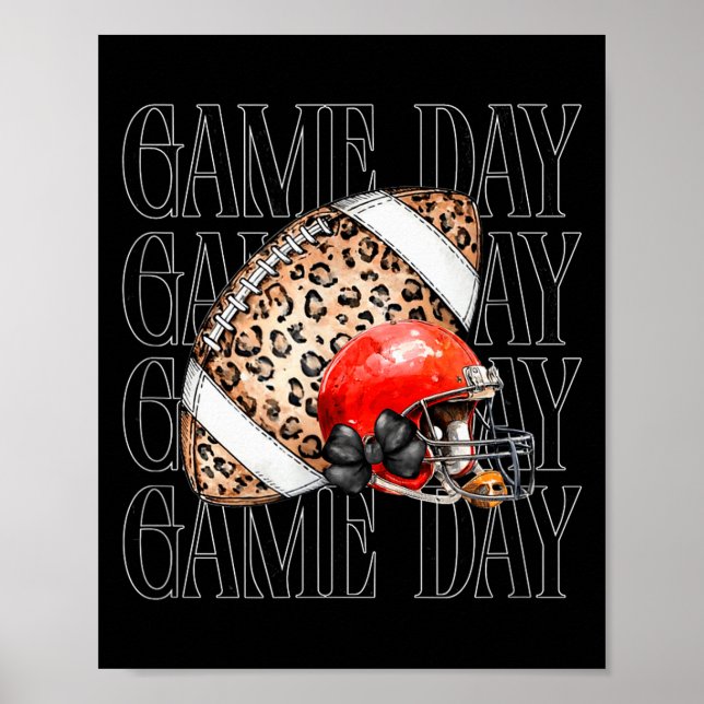 Poster Game Day Football  (Frente)