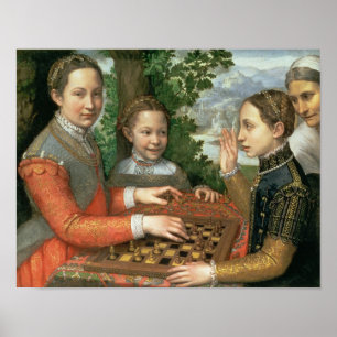 Pôster Game of Chess, 1555
