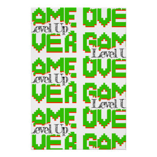 Pôster Game Over: Restaurar Diversão Clássica, Suba de Ní