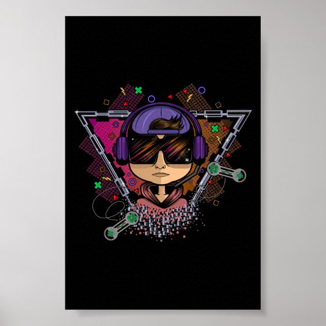 Poster Gamer Boy (Frente)