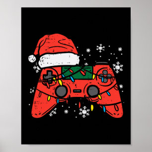 Poster Gamer Controller Xmas Boys Jovens Meninos Me Joven