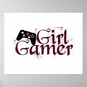 Poster Gamer da menina