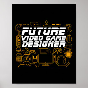 Poster Gamer de Codificação do Programador do Designer de