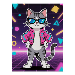 Pôster Gamer de Retro Legal Incrível