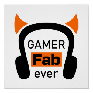 Pôster gamer fab-ever