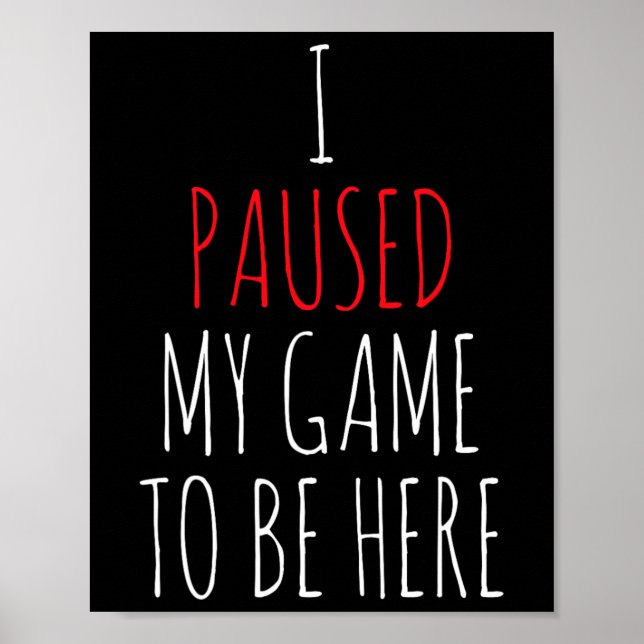 Poster Gamer Funny Gaming Gift Streamer (Frente)