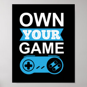 Poster Gamer Gift Possui Seu Jogo