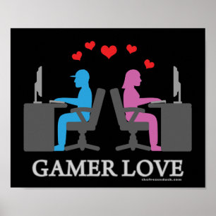 Pôster Gamer Love