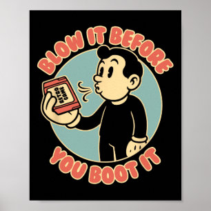 Poster Gamer Retrô Anos 80 90 Nostalgia Vintage Pai