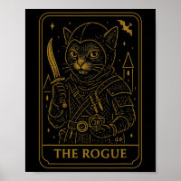 Gamer Rpg Malandro Dados D20 Nerdy Geek Gato Homen