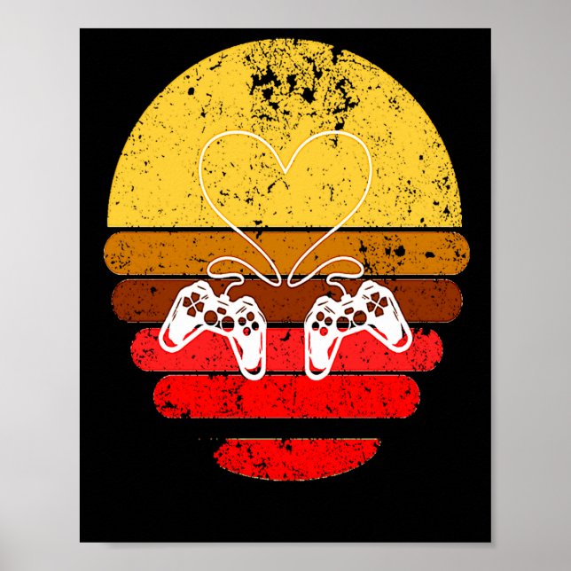 Poster Gamers Valentine Valentines Day For Gamers 1  (Frente)